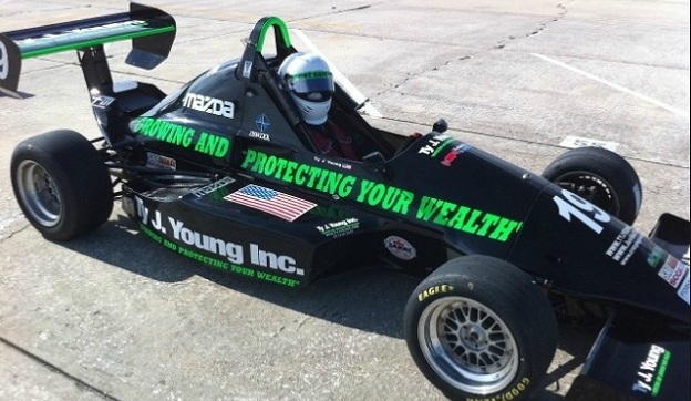 Ty J. Young at the Starting Line